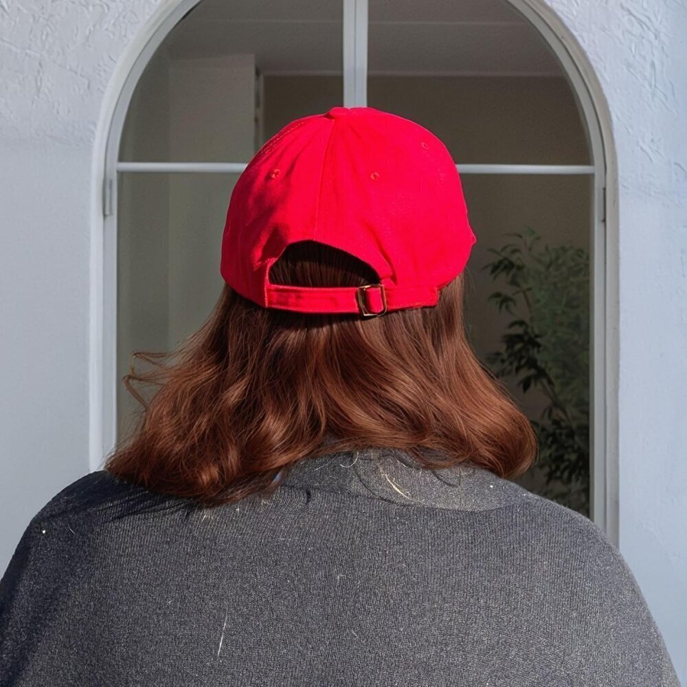 Women's Rhinestone Baseball Cap Bedazzled Distressed Denim Gift - Picture 8 of 9